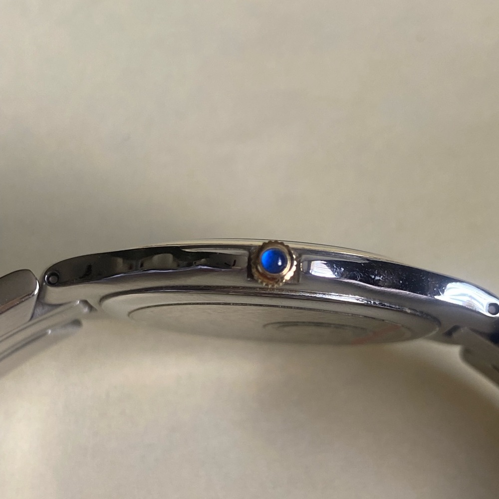 Movado 84-E7-878 Sapphire Crystal 35mm White Dial Date Adjust Men’s Watch. Nice! - Picture 10 of 13